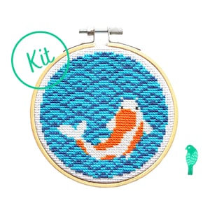 Koi Fish Cross Stitch Kit
