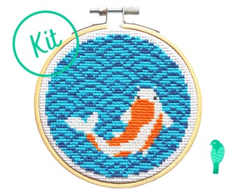 Koi Fish Cross Stitch Kit