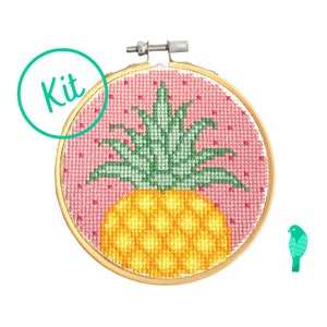 Pineapple Cross Stitch Kit