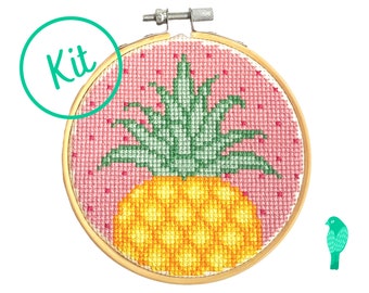 Pineapple Cross Stitch Kit