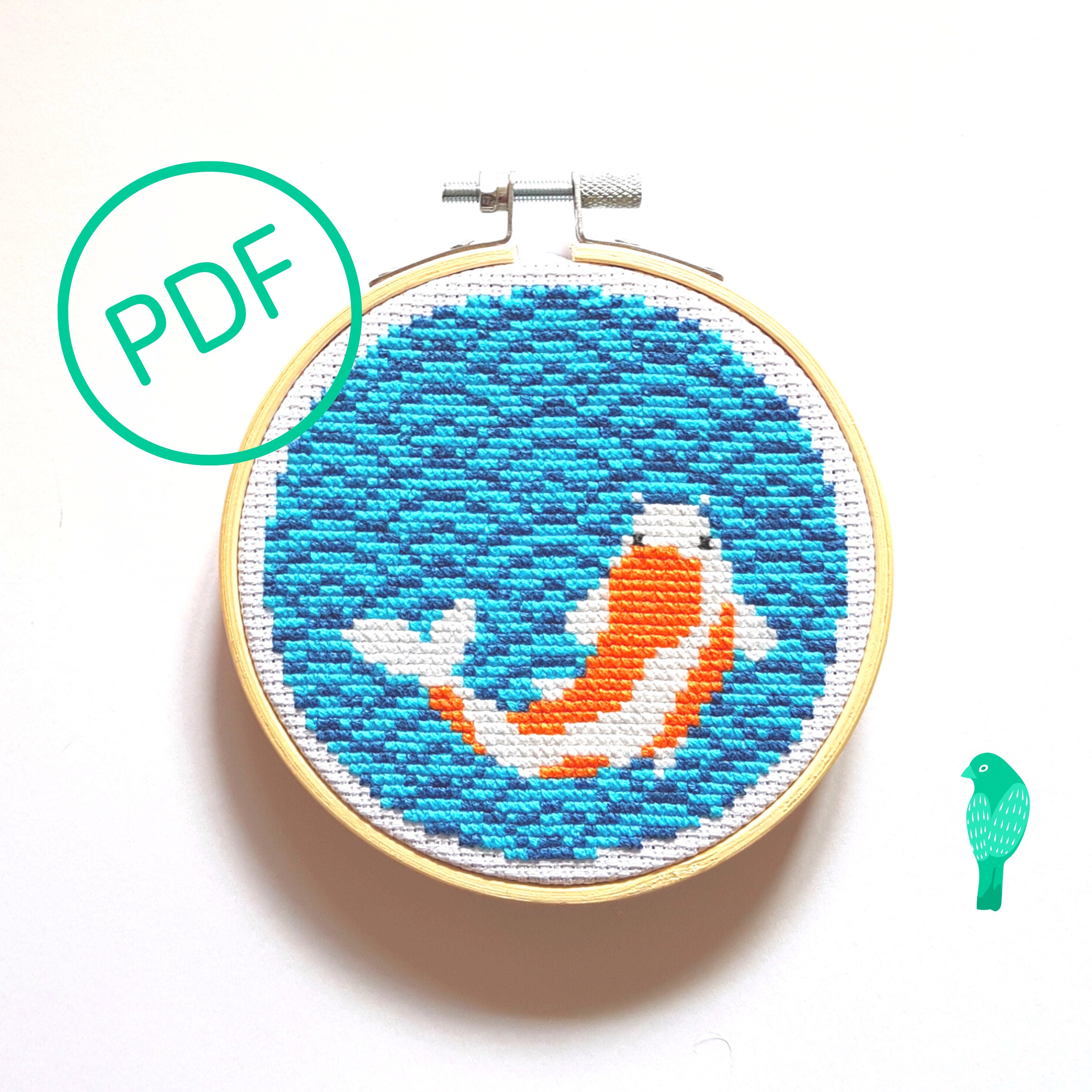 Koi Fish Cross Stitch Pattern PDF Etsy