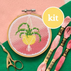 Hanging Plant Cross Stitch Kit