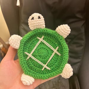 Schildkröten-Untersetzer häkeln Muster