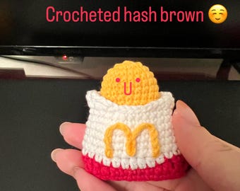 Motif au crochet brun irisé | Joli amigurumi de restauration rapide (Modèle PDF)