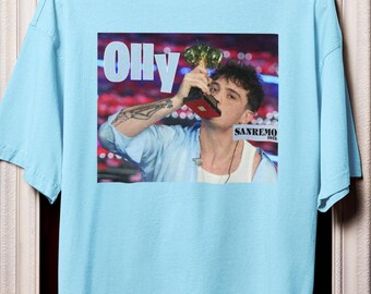 Olly Sanremo 2025 Winner Cotton T-shirt