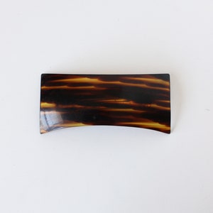 Vintage Oversize Faux Tortoiseshell French Hair Barrette