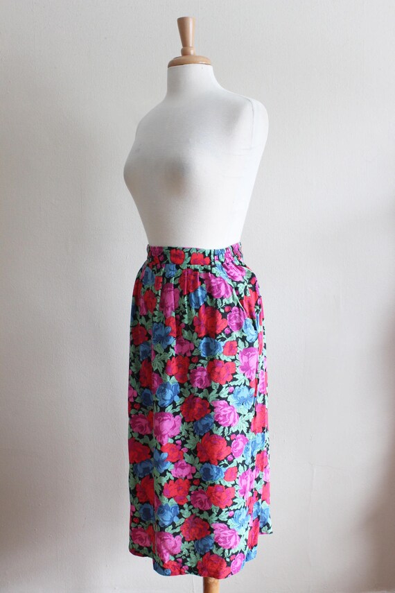 Vintage 1980s Bright Floral Diane Von Furstenberg… - image 7