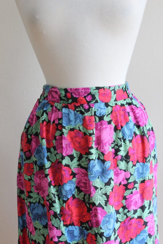 Vintage 1980s Bright Floral Diane Von Furstenberg… - image 4