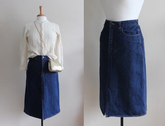 liz claiborne denim skirt