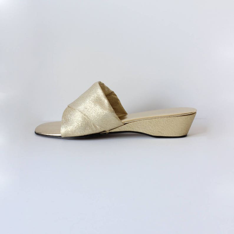 metallic gold slides