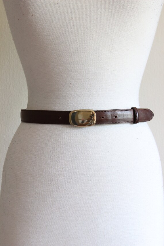 ROBERT TALBOTT Size 38 Brown Leather Belt