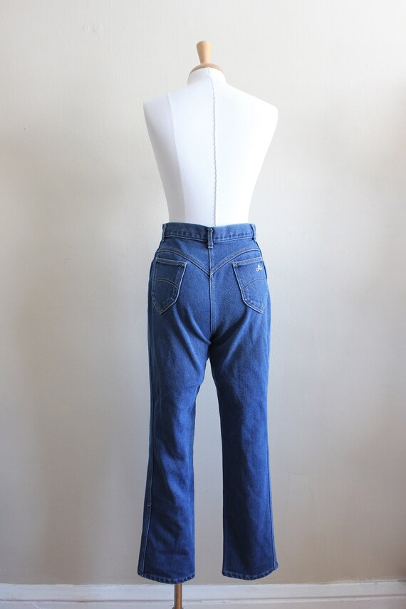 Vintage Chic 1980s High Rise Straight Leg Jeans - image 7