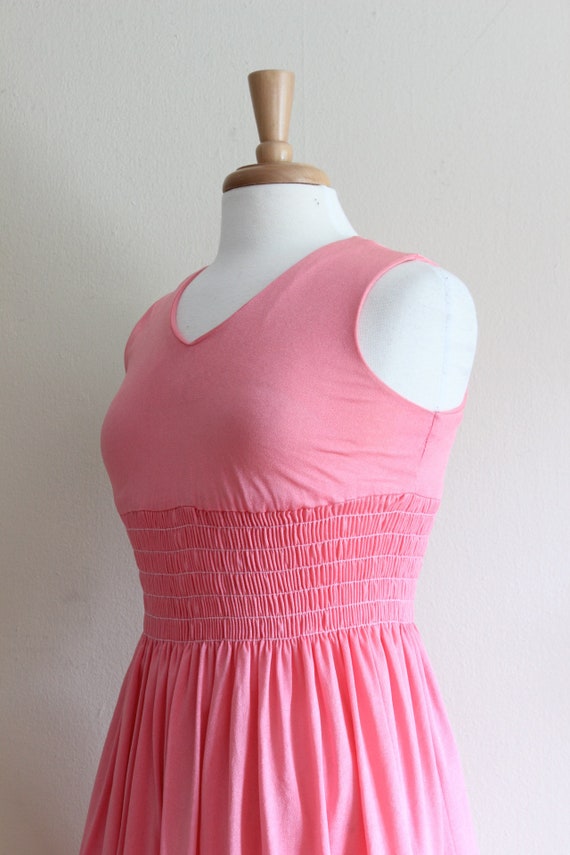 Vintage 1960s Bubblegum Pink Micro Mini Dress - image 7