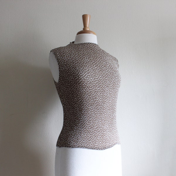 Mesh Polka Dot Tank main image 0