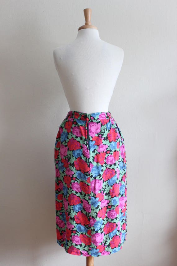 Vintage 1980s Bright Floral Diane Von Furstenberg… - image 9