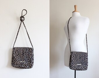 Vintage Indeed Leopard Print Crossbody Bag