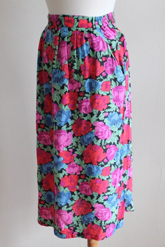 Vintage 1980s Bright Floral Diane Von Furstenberg… - image 8