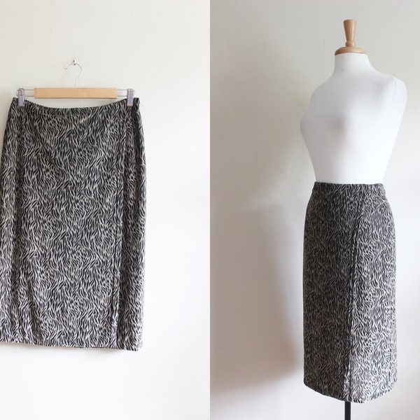 Natural Faille Wrapped Skirt