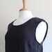 Vintage Crinkle Texture Black Tank Top - Etsy