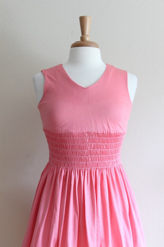 Vintage 1960s Bubblegum Pink Micro Mini Dress - image 3