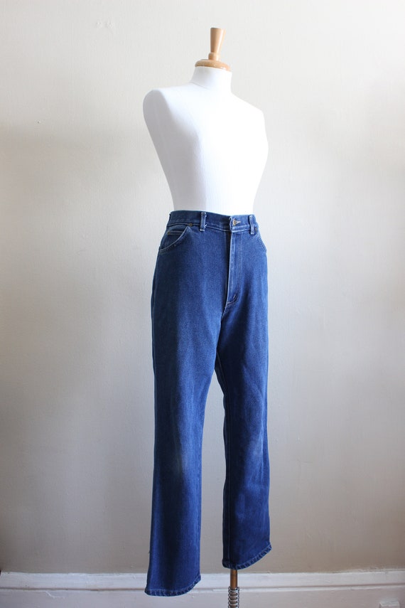 Vintage Chic 1980s High Rise Straight Leg Jeans - image 5