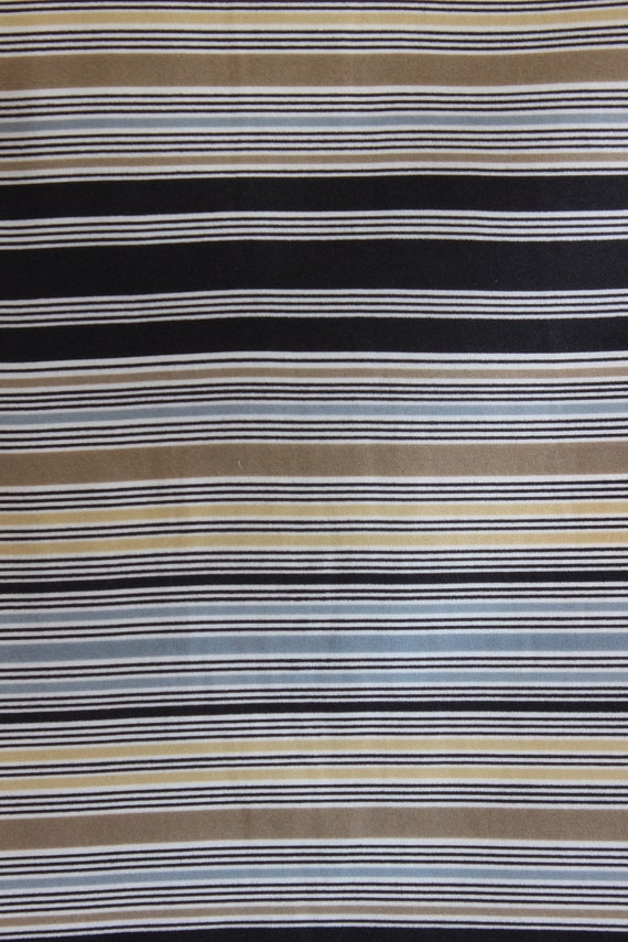 Vintage Neutral Stripes Square Scarf - image 4