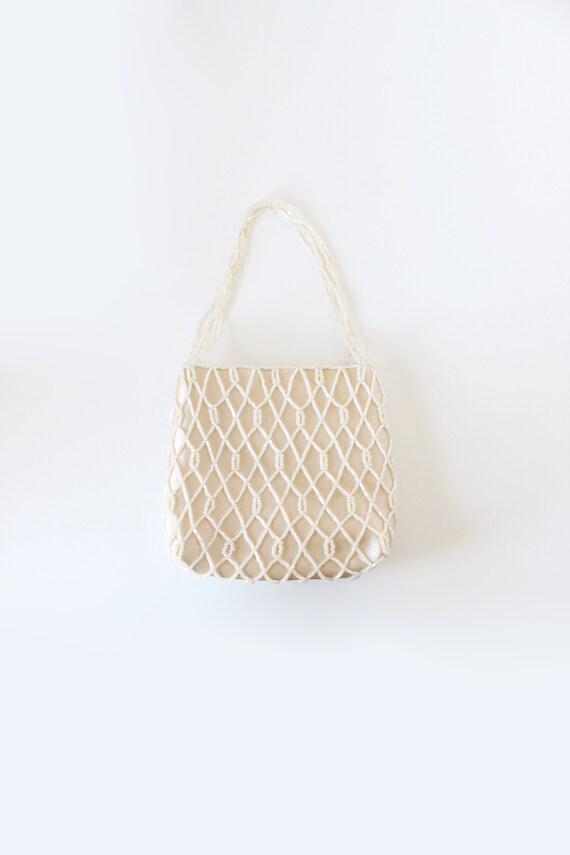 beaded mini bag