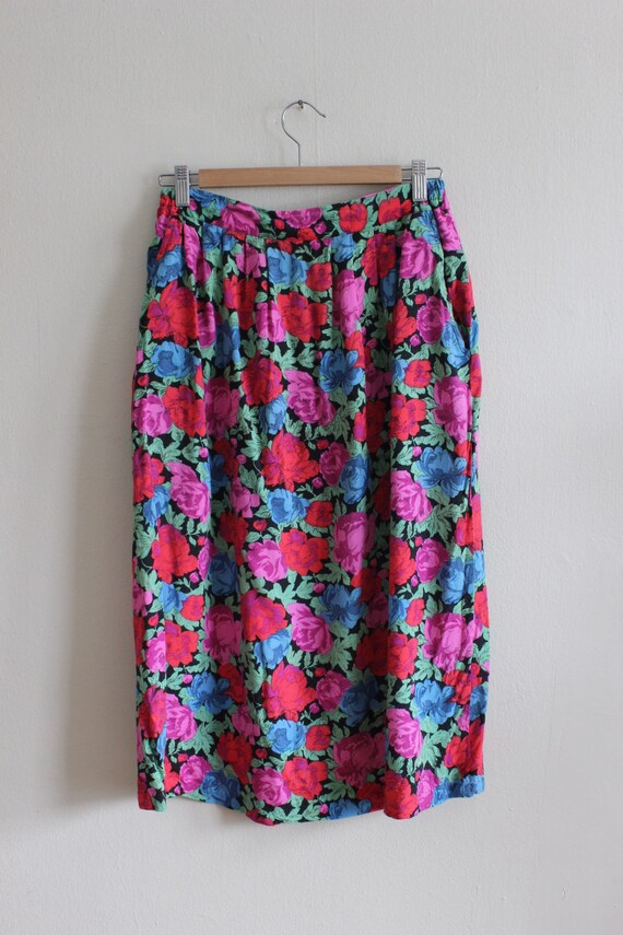 Vintage 1980s Bright Floral Diane Von Furstenberg… - image 6