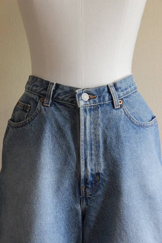 Vintage Gap Classic Fit High Waist Longline Denim… - image 5