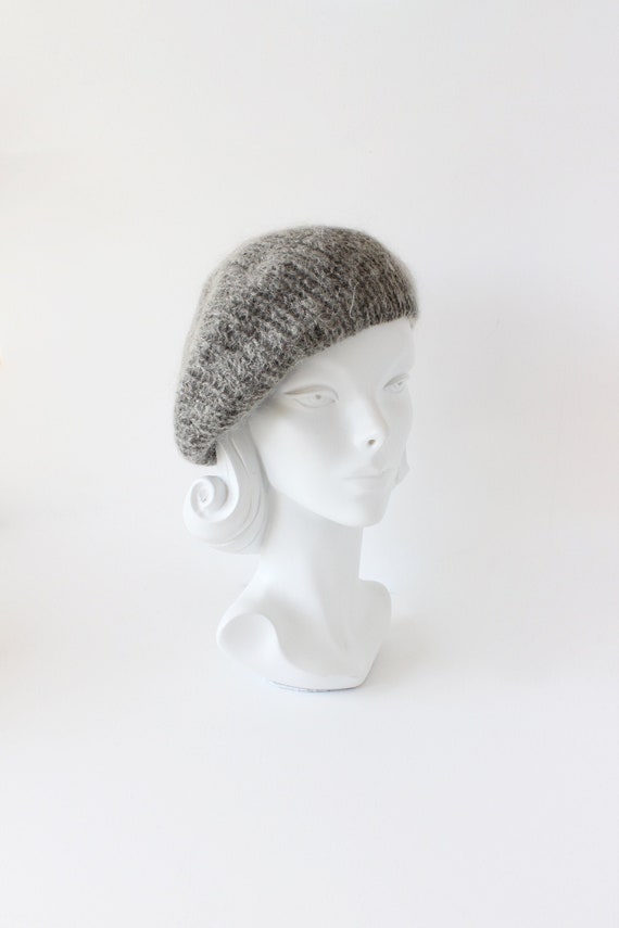 vintage knit hat beret Gem