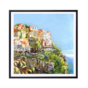 Cinque Terre Italian Décor,Fine Art Gift, framed or unframed, by Nancy Muren, 167371109