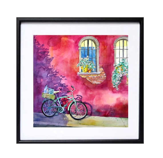 Etsy bike art hotsell