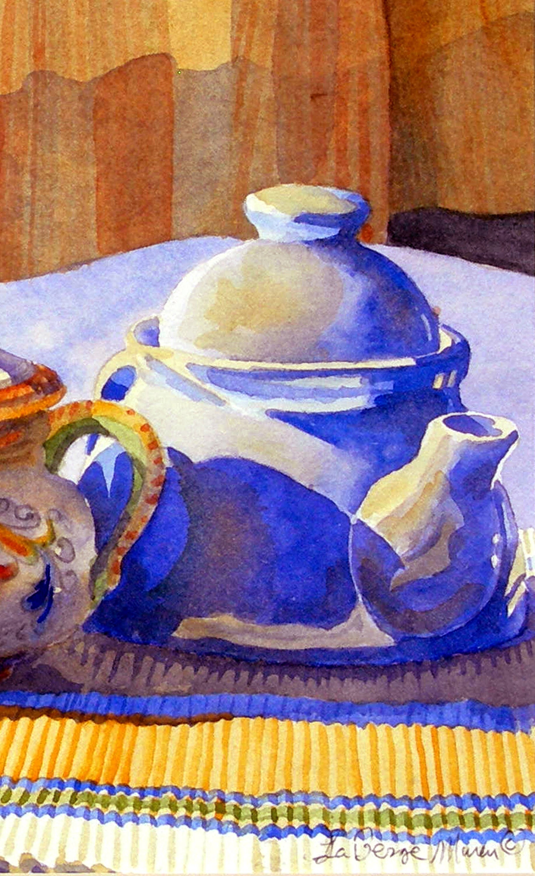 Wall Decor Colorful TEAPOT PAINTING Still Sugar Bowl Cups Etsy Canada