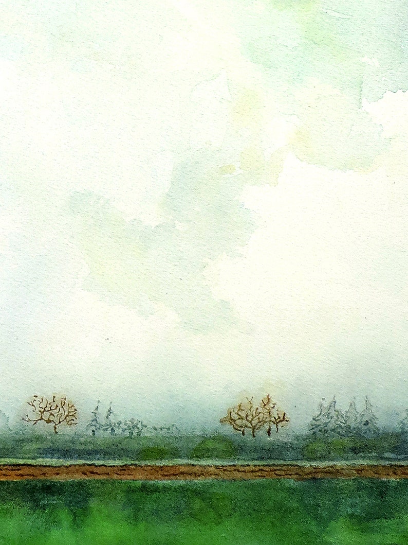 Atmospheric Skyscape Big Sky Wall Art Atmospheric Blue Sky Etsy