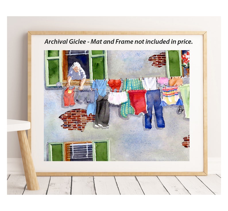 Italian Laundry Print Laundry Room Art Laundry Wall Art Etsy