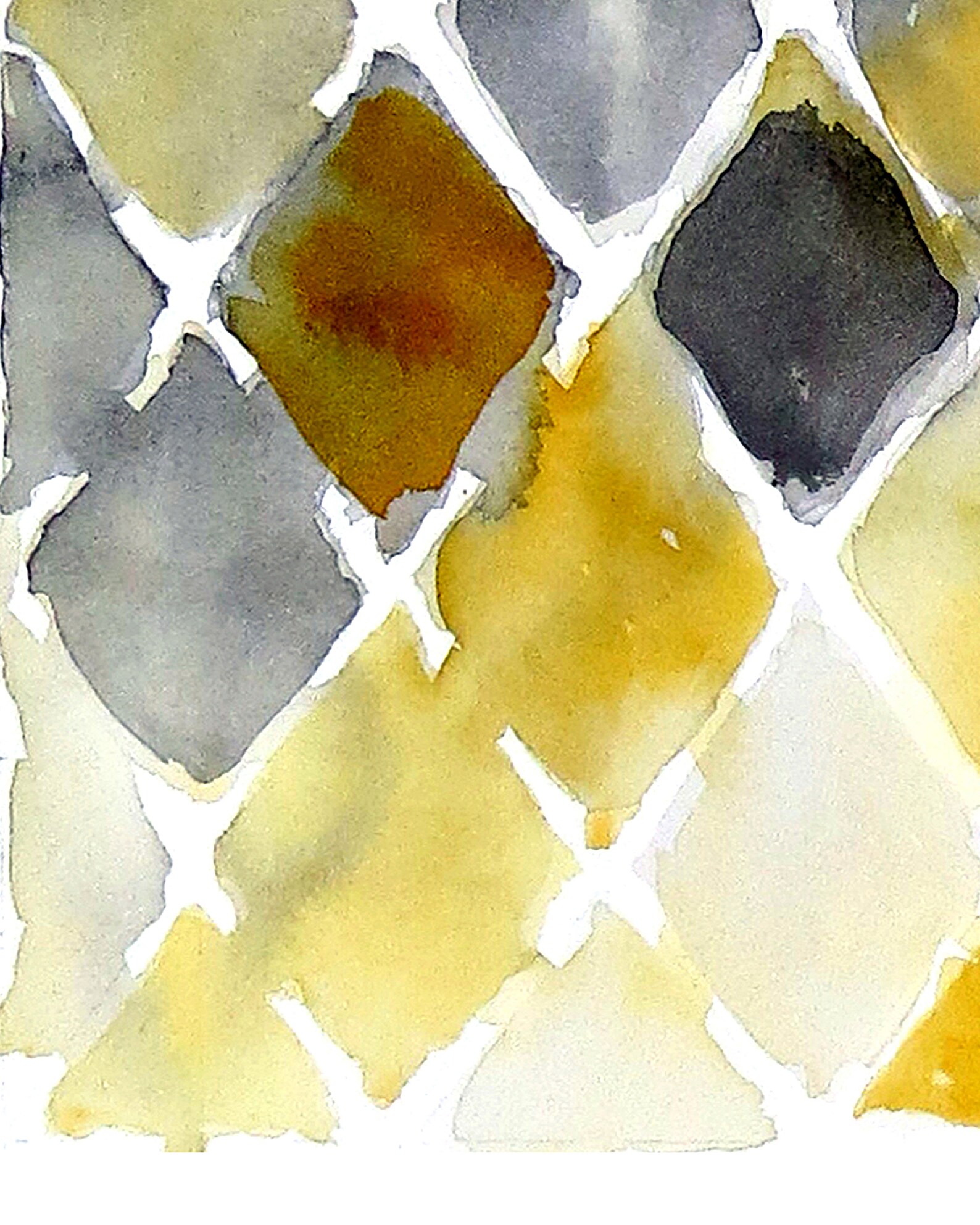 Abstract Yellow Modern Wall Art Black Abstract Wall Art - Etsy