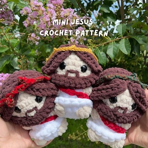 Mini Jesus Crochet Pattern PDF | Christian Amigurumi | Faith based pattern | Instant download