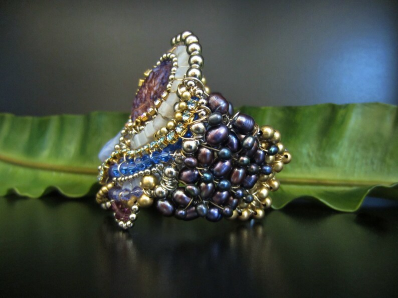 Unique Statement Cuff Bracelet High End Designer Jewelry by Etsy