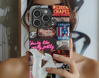 Nashville Phone Case: Western Cowgirl Rodeo Collage