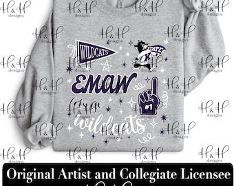 Kansas State Wildcats Game Day Spirit ~ Licensed K-State® Apparel ~ HHKSU205