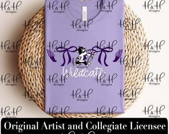 K-State Coquette Track Bows ~ Licensed K-State® Apparel ~ HHKSU186