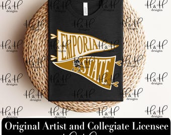 Emporia State Mascot Pennants  ~ Licensed Emporia State University™ Apparel ~ HHESU142