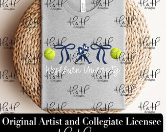Washburn University Coquette Tennis Bows ~ Licensed Washburn University® Apparel ~ HHWU210