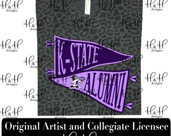K-State Alumni Pennants ~ Licensed K-State® Apparel ~ HHKSU194