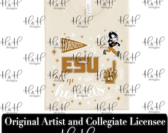 Emporia State Hornets Game Day Spirit ~ Licensed Emporia State University™ Apparel ~ HHESU144