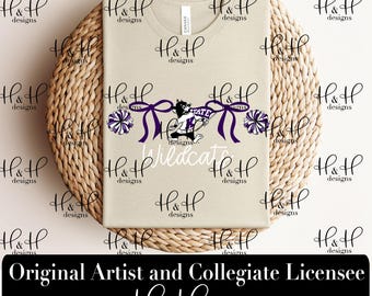K-State Coquette Pom Poms Bows ~ Licensed K-State® Apparel ~ HHKSU190