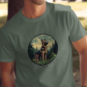 In Dog We Trust German Shepherd T-Shirt, Dog T-Shirt