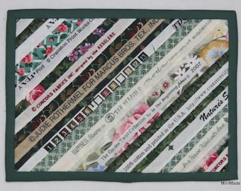 Mug mug, tapis snack, dessous de verre, lisières assemblées, verdure