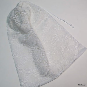 Produce Bag, Upcycled Mesh Lace Curtains, Zero Waste image 8