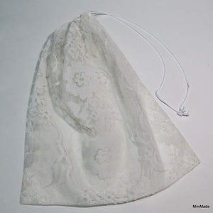 Produce Bag, Upcycled Mesh Lace Curtains, Zero Waste image 7